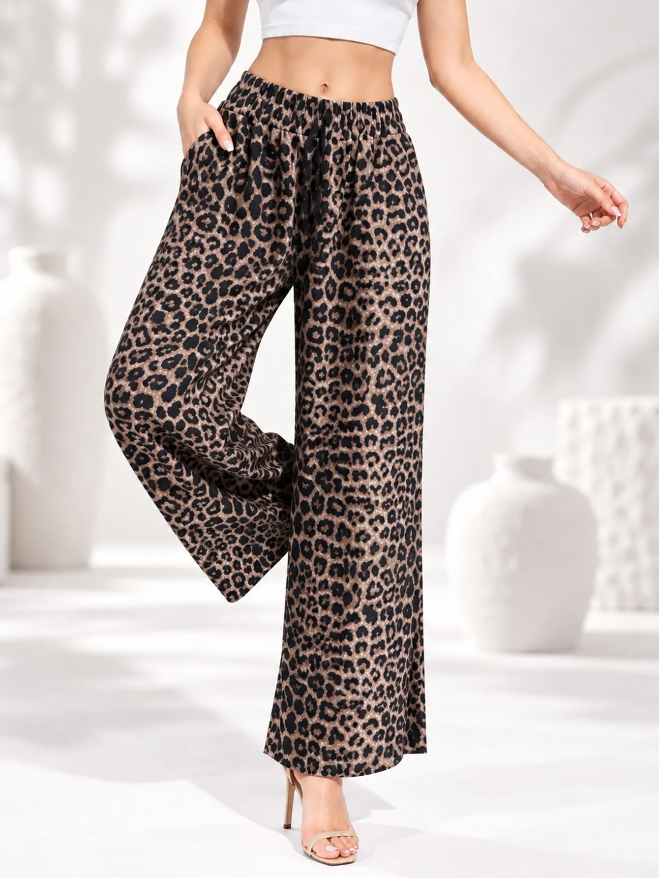 AD2651 pantalon animal print 15720